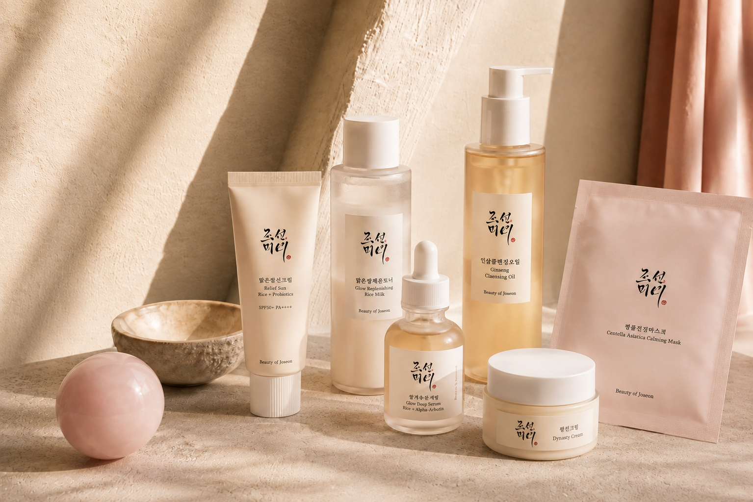 Sélection de soins coréens Maison Korié