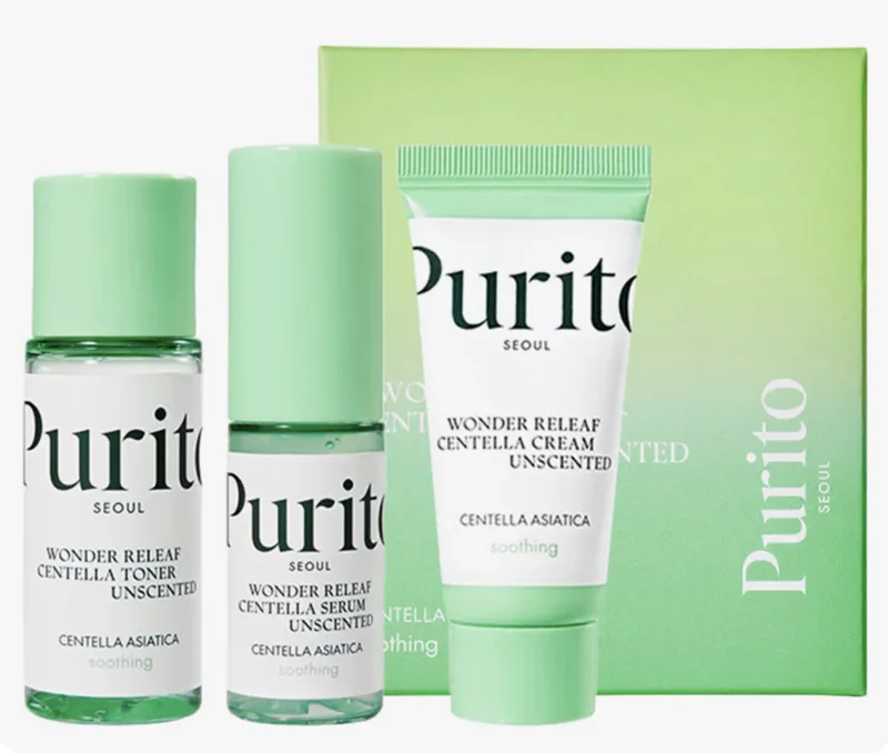 PURITO SEOUL Wonder Releaf Centella Mini Kit Unscented